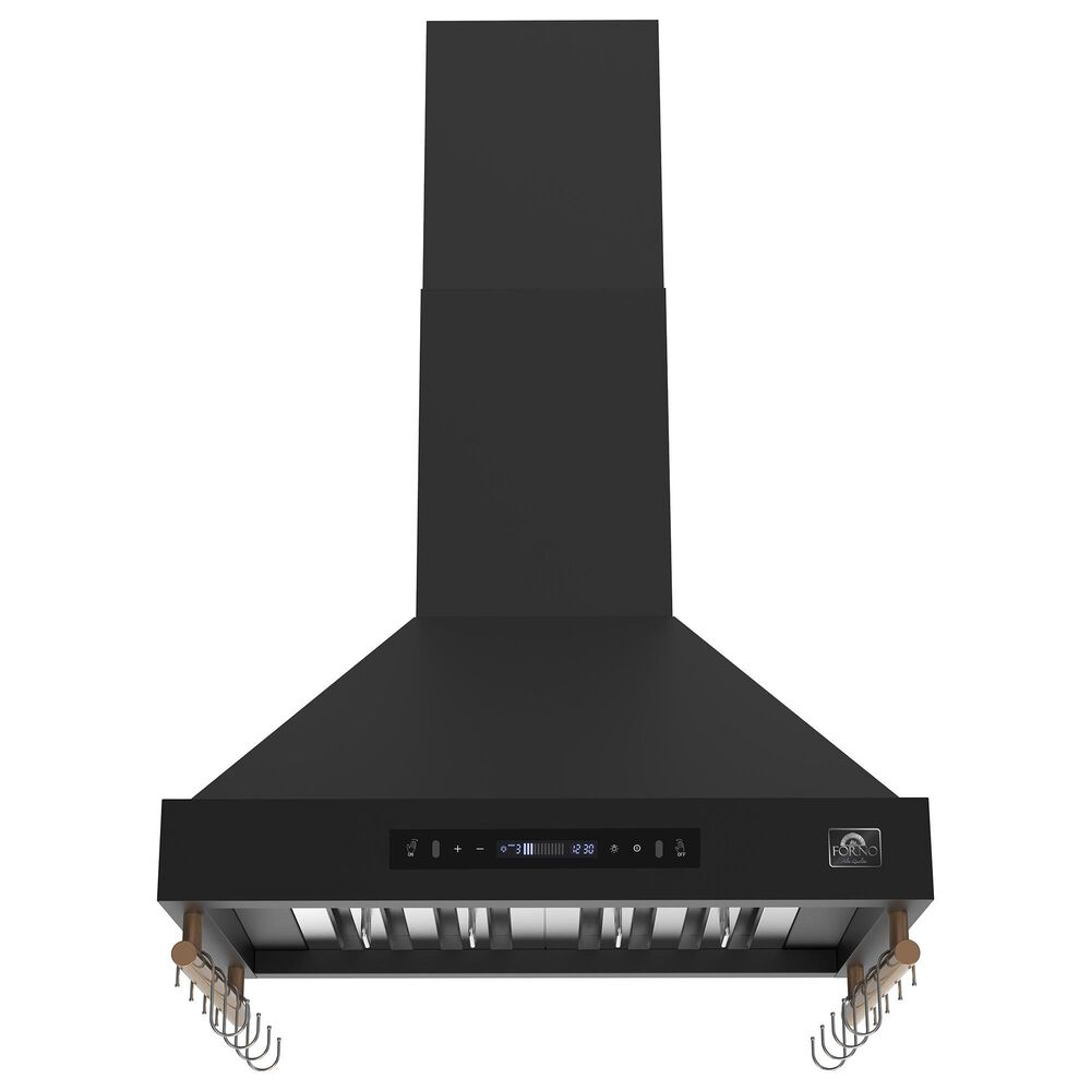 Forno Venezia 30" Wall Mount Range Hood in Black, , large
