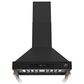 Forno Venezia 30" Wall Mount Range Hood in Black, , large