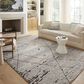 Loloi II Fabian 4" x 6" Grey and Charcoal Area Rug, , large