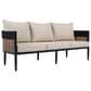 Safavieh Harrison 3-Seater Outdoor Sofa in Taupe, , large