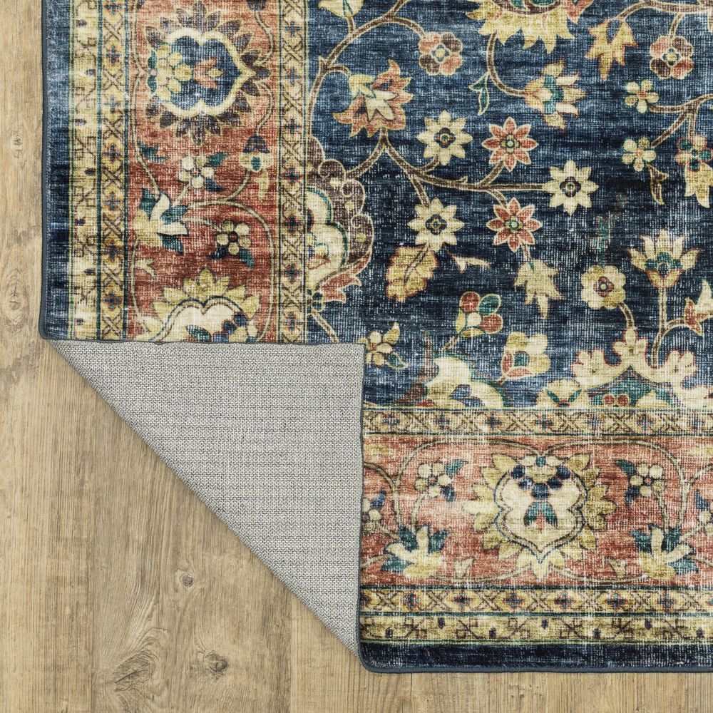 Oriental Weavers Sumter 2&#39; x 8&#39; Blue and Rust Runner, , large