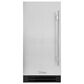 True Residential 28 Cu. Ft. Left-Hinge ADA Height Clear Ice Machine in Stainless Steel, , large