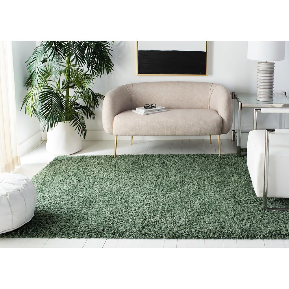 Safavieh August Shag 4&#39; x 6&#39; Green Area Rug, , large