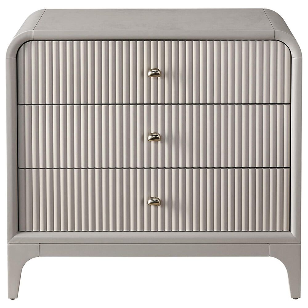 Furniture Worldwide Tranquility 3-Drawer Nightstand in Moonstone, , large