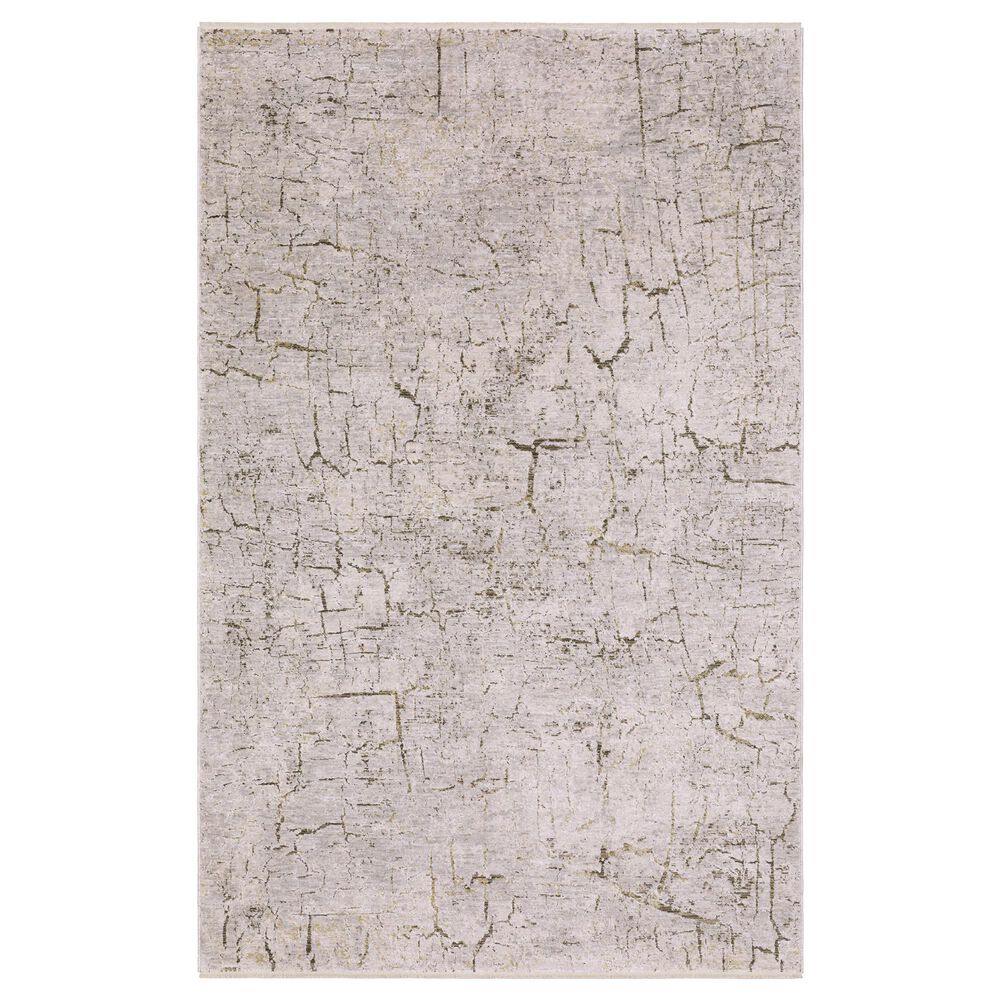 Oriental Weavers Branigan BRG05 Beige and Gold 7"10" x 10" Area Rug, , large