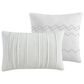 Hallmart Collectibles Skylar 5-Piece Queen Comforter Set in Ivory and Gray, , large