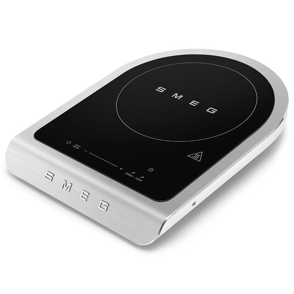SMEG 12"Portable Induction Cooker in Matte White, Grey and Black, , large
