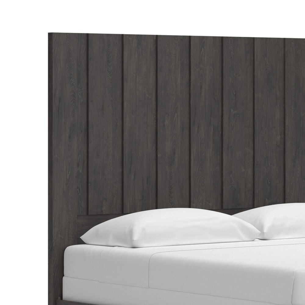 Ashley Fraluna King Panel Storage Bed in Charcoal, , large