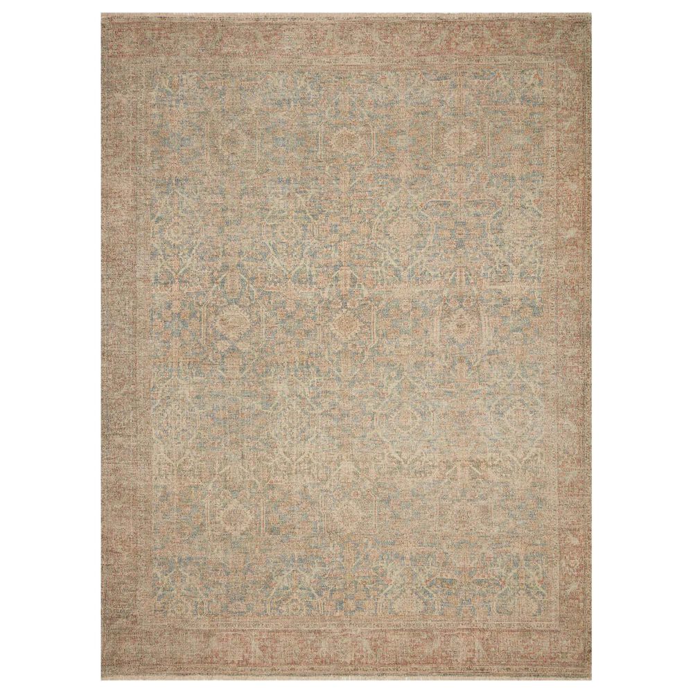 Loloi Priya PRY-06 9"3" x 13" Denim/Rust, , large