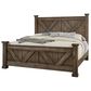 Viceray Collections Cool Rustic 4 Piece Queen Bedroom Set in Mink, , large