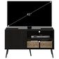 HOMLUX 43.3" TV Stand with 1-Door in Espresso, , large