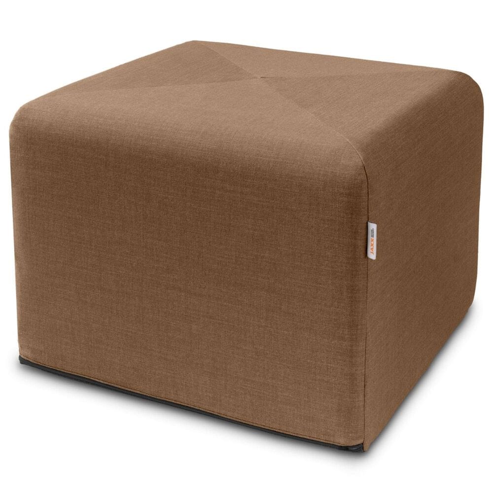Jaxx Monroe Medium Ottoman in Earth Brown, , large