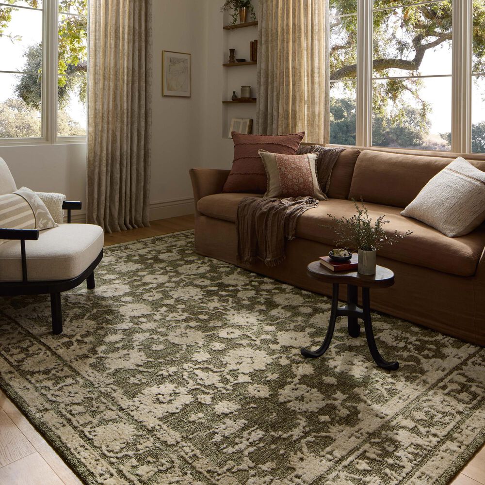 Loloi Percival Moss and Natural 7&#39;9&quot; x 9&#39;9&quot; Area Rug, , large