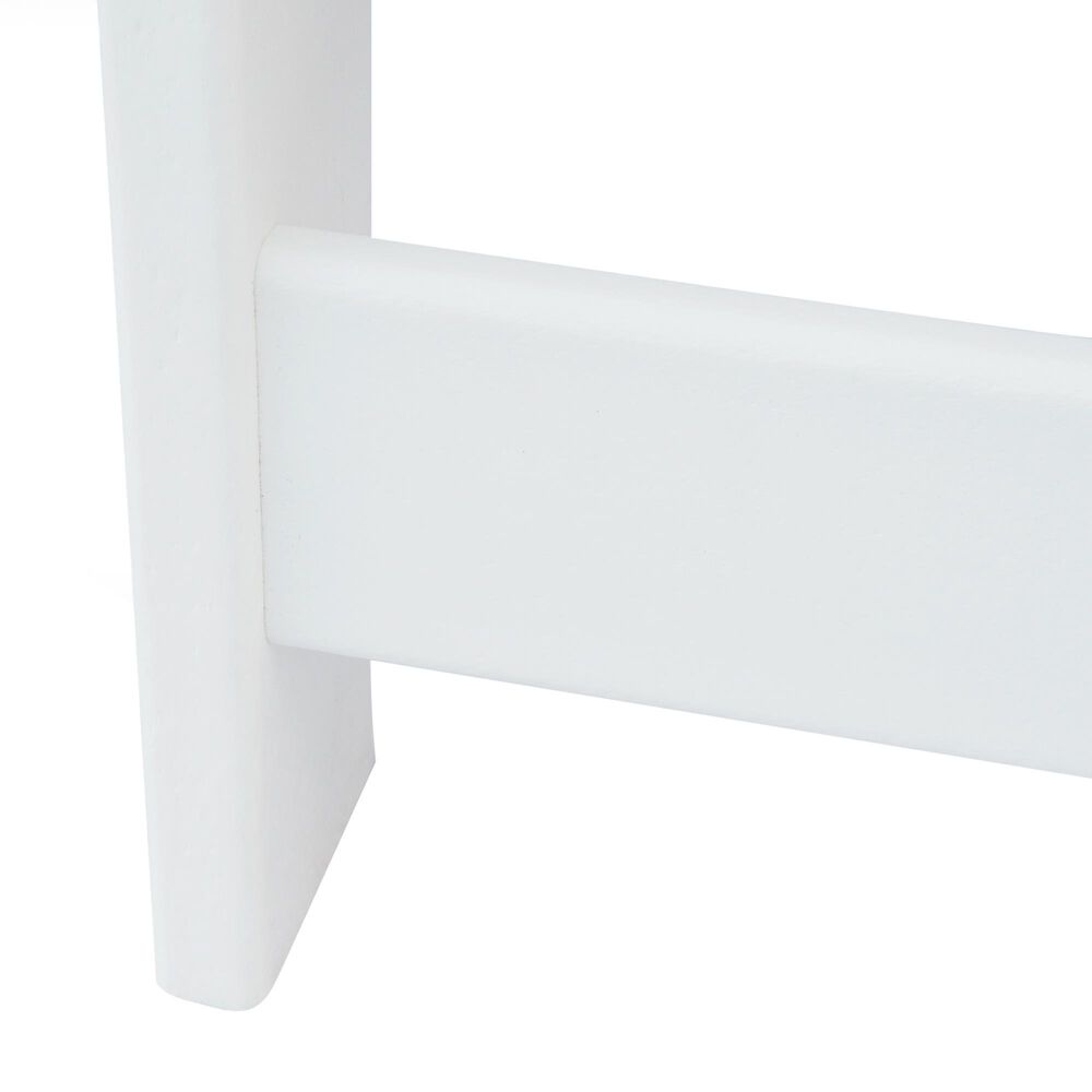 Hearth and Haven Encino Outdoor Plastic Adirondack Chair in White, , large