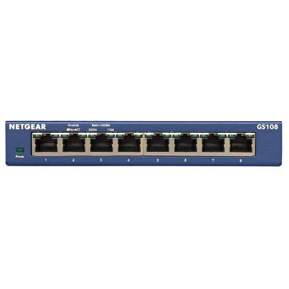 NETGEAR 8-Port Gigabit Ethernet Unmanaged Switch in Blue, , large