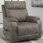 Ashley Crestmeade Power Lift Recliner in Fossil, , large