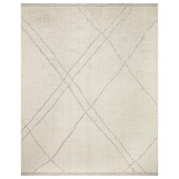 Amber Lewis x Loloi Gwyneth 8"6" x 12" Ivory and Silver Area Rug, , large