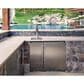 True Residential 3.14 Cu. Ft. Single Tap Undercounter Beverage Dispenser with Left Hinge and Solid Door in Stainless Steel, , large
