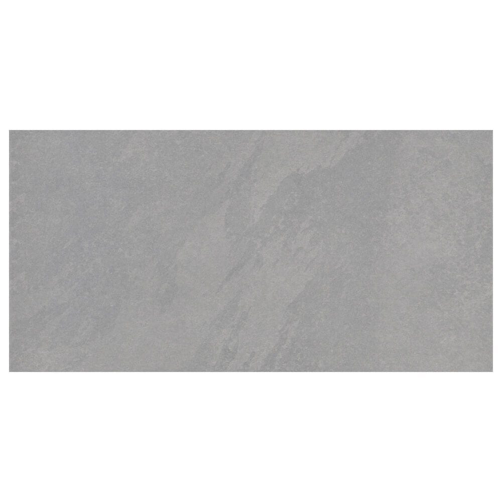 Emser Brook II Silver 12" x 24" Ceramic Tile, , large