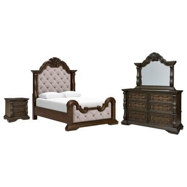 Millenium Maylee 4-Piece Queen Bedroom Set in Dark Brown, , large