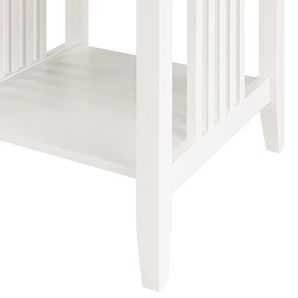 OSP Home Sierra End Table in White, , large