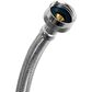 Starfrit 2-Pack 5" Braided Washing Machine Hoses in Stainless Steel, , large