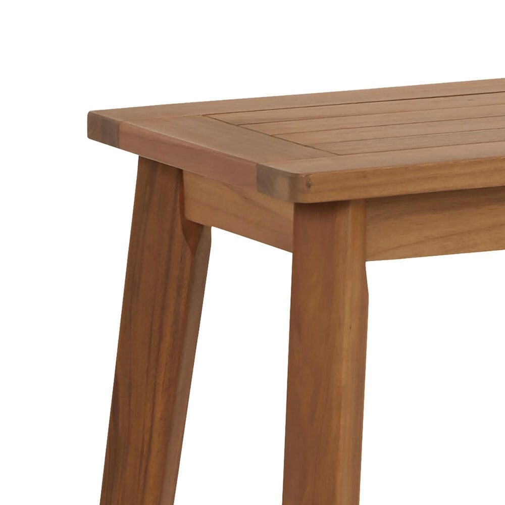 Ashley Janiyah Patio Dining Bench in Light Brown, , large