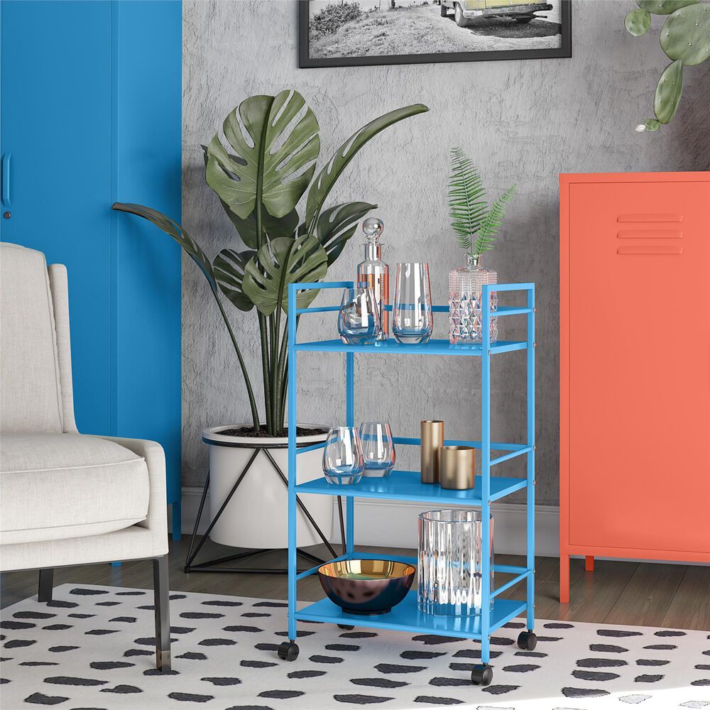 DHP Cache Rolling Cart in Blue, , large