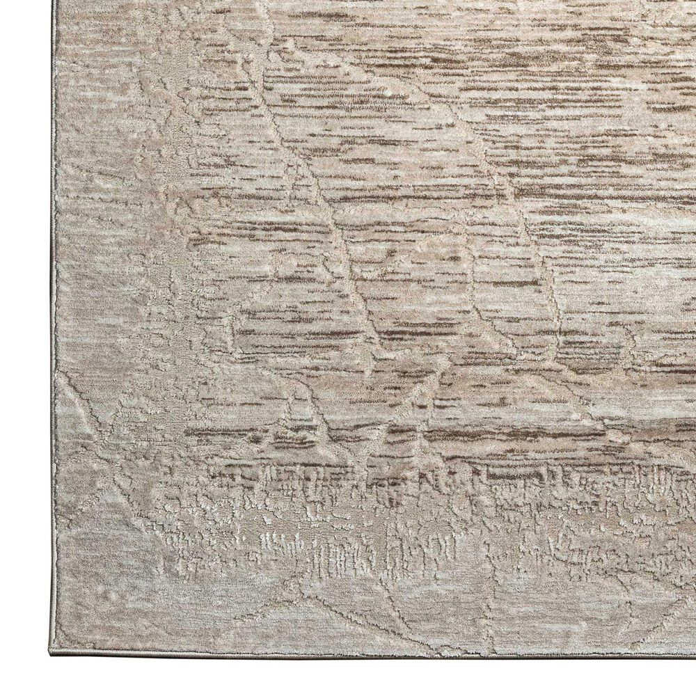 Radici USA Davide Abstract 3&#39;3&quot; x 4&#39;11&quot; Beige Area Rug, , large
