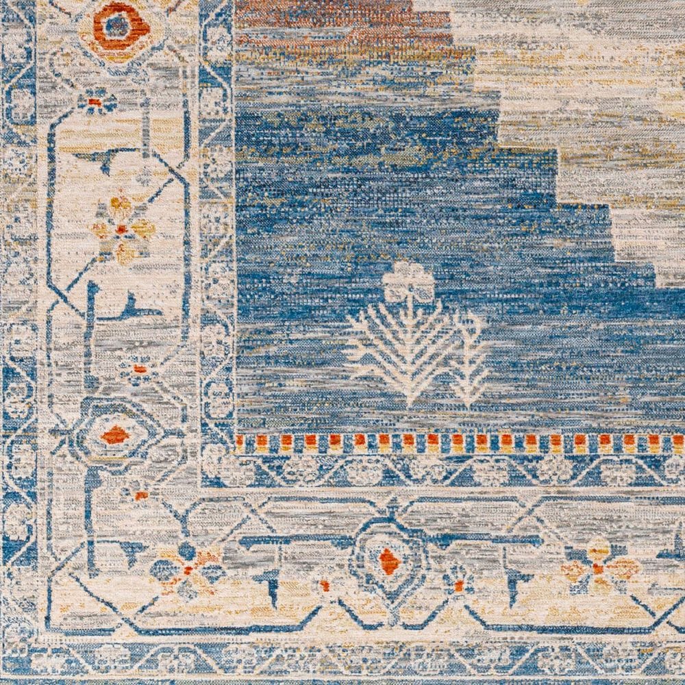 Surya Chicago CHG2303 3&#39;11&quot; x 5&#39;10&quot; Slate, Blue, Light Beige, Mustard, Brick Red, Taupe Area Rug, , large