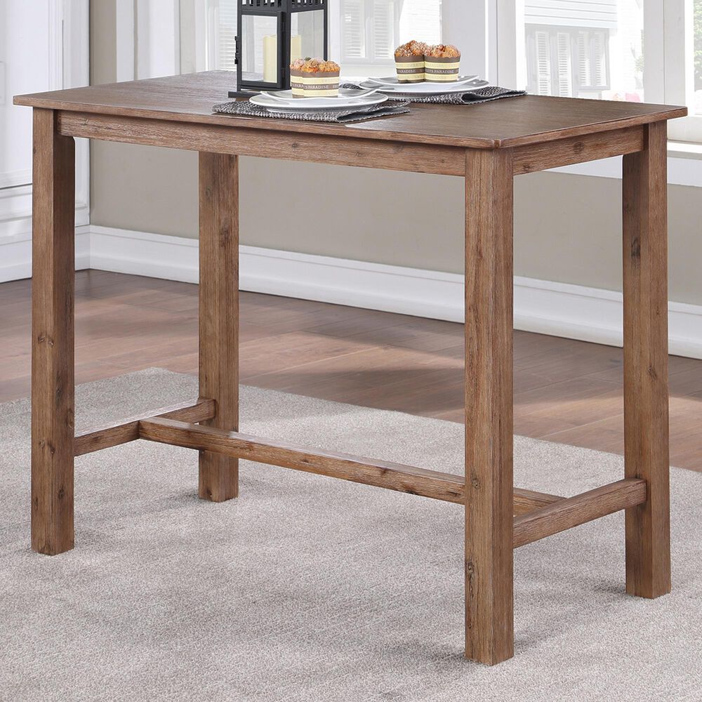 Boraam Industries Sonoma Pub Table in Barnwood Wire-Brush, , large