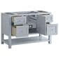 James Martin Vanities Breckenridge 48" Single Bathroom Vanity in Serenity Blue with 3 cm Lime Delight Quartz Top and Rectangular Sink, , large