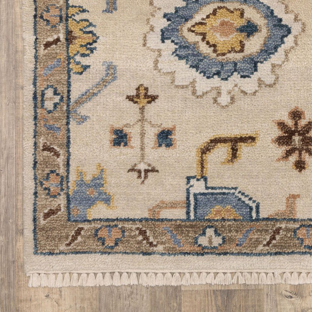 Oriental Weavers Majorca Ivory and Multicolor 2&#39;6&quot; x 10&#39; Runner, , large