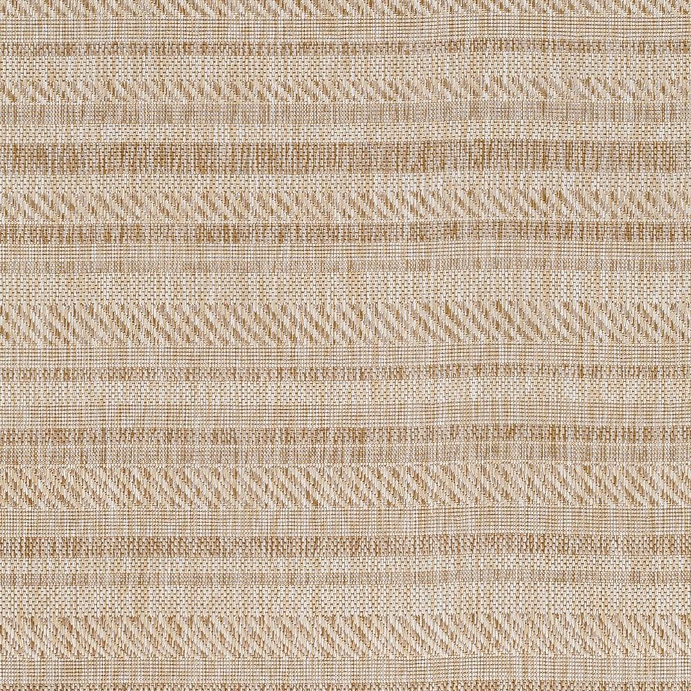 Surya Eagean EAG-2409 Light Beige, Brown, Cream and Light Brown 7&#39;10&quot; Square Indoor/Outdoor Area Rug, , large