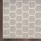 Nourison Twist Reversible 8" x 10" Grey Indoor/Outdoor Area Rug, , large