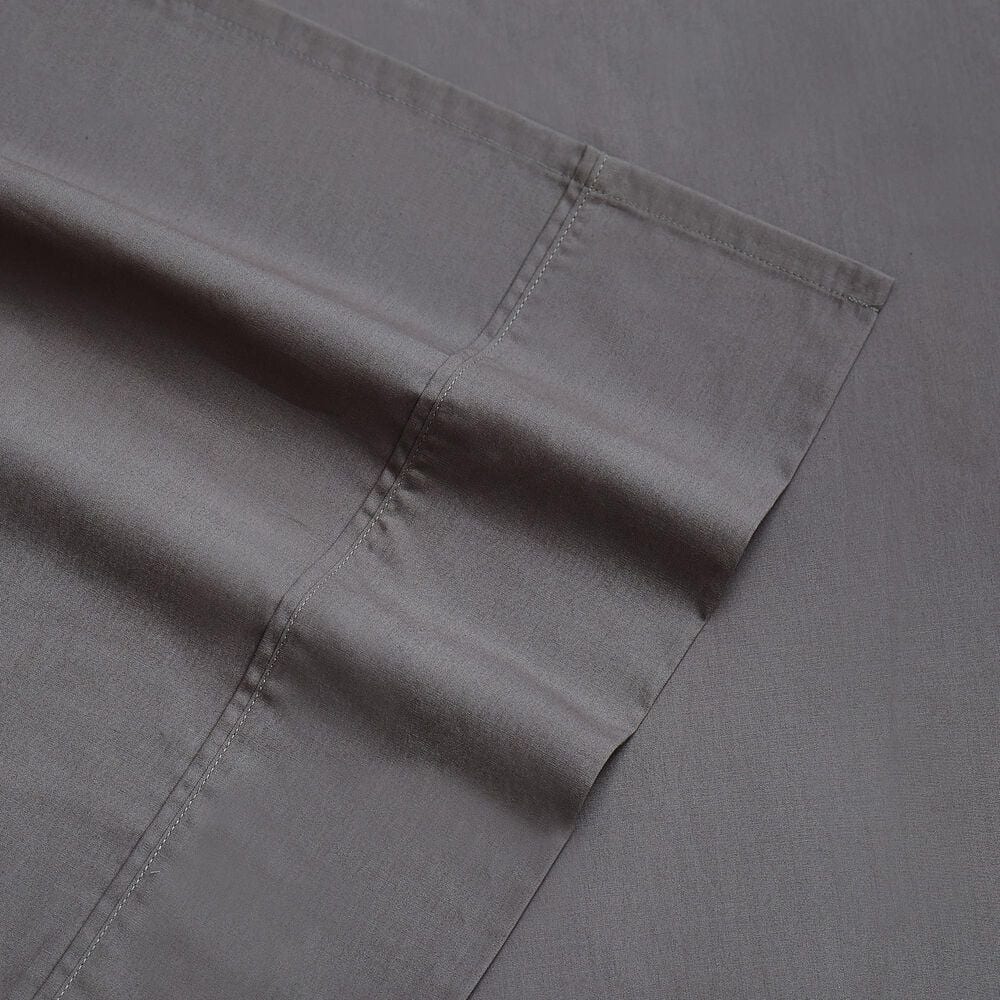 Pem America Brooklyn Loom Classic 4-Piece Full Sheet Set in Grey, , large