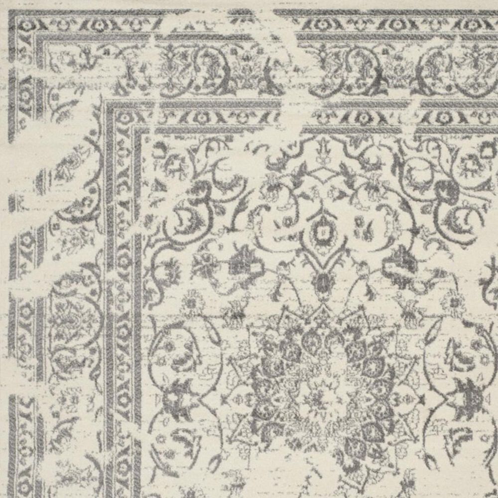 Safavieh Adirondack ADR101B-10R 10&#39; x 10&#39;  Ivory/Silver Round Rug, , large
