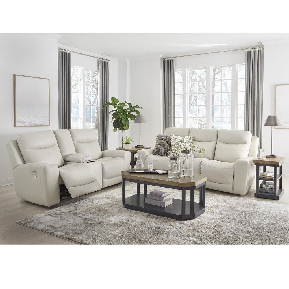 Ashley Mindanao Power Reclining Sofa in Coconut, , large