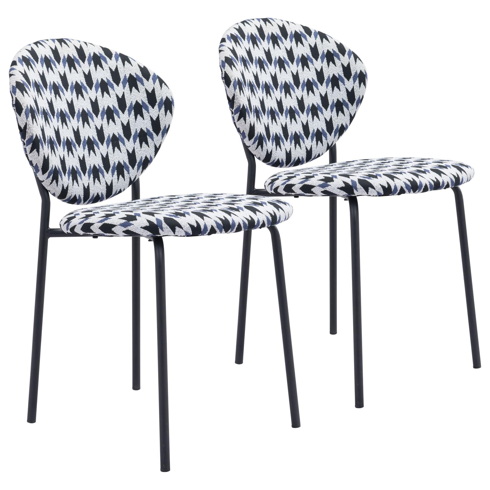 Houndstooth dining chair deals