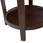 Riverside Furniture Walnut Park Chairside Table in Dark Walnut, , large