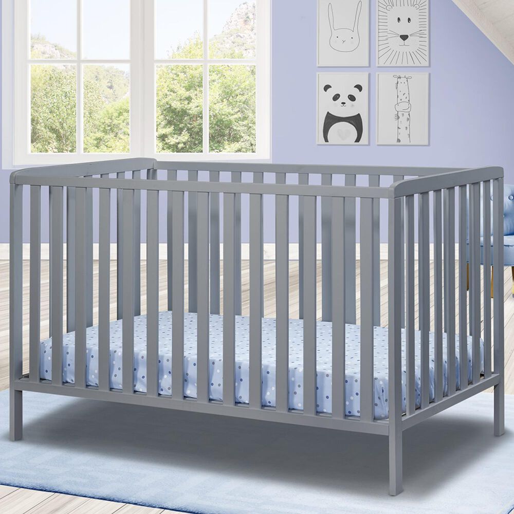 Sorelle Adrian Convertible Crib in Gray, , large