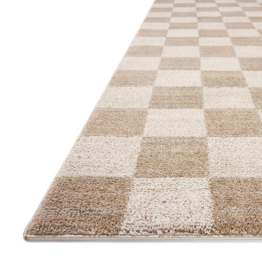 Chris Loves Julia x Loloi Calvin Pebble and Ivory 6'3" x 9'6" Area Rug, , large