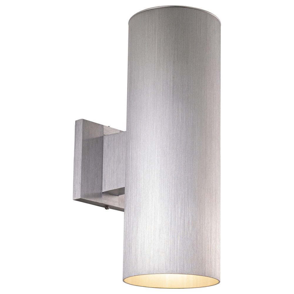 Vaxcel Chiasso 14.25" 2-Light Outdoor Wall Sconce in Satin Aluminum, , large