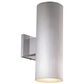 Vaxcel Chiasso 14.25" 2-Light Outdoor Wall Sconce in Satin Aluminum, , large
