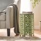 Hearth and Haven Eliana 12" Patio Side Table in Green, , large