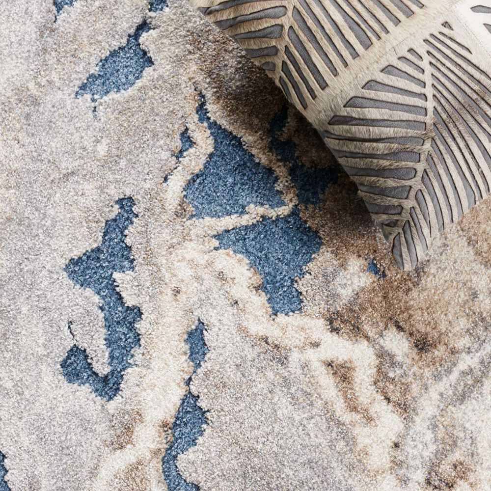 Safavieh Cyrus Shag 3&#39; x 5&#39; Blue and Beige Area Rug, , large