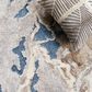Safavieh Cyrus Shag 3" x 5" Blue and Beige Area Rug, , large
