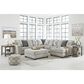 Ashley Ardsley Oversized Ottoman in Pewter, , large