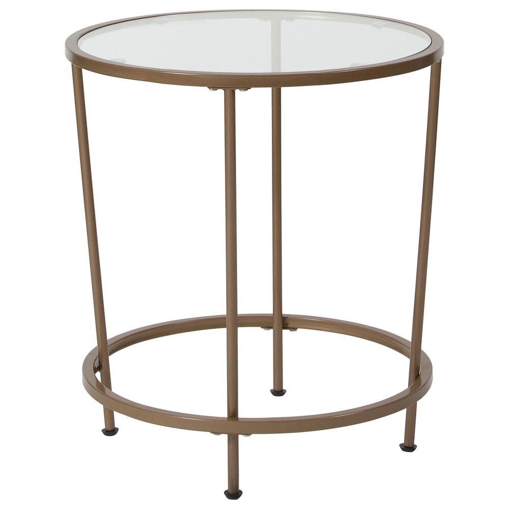 Flash Furniture Astoria End Table in Gold, , large