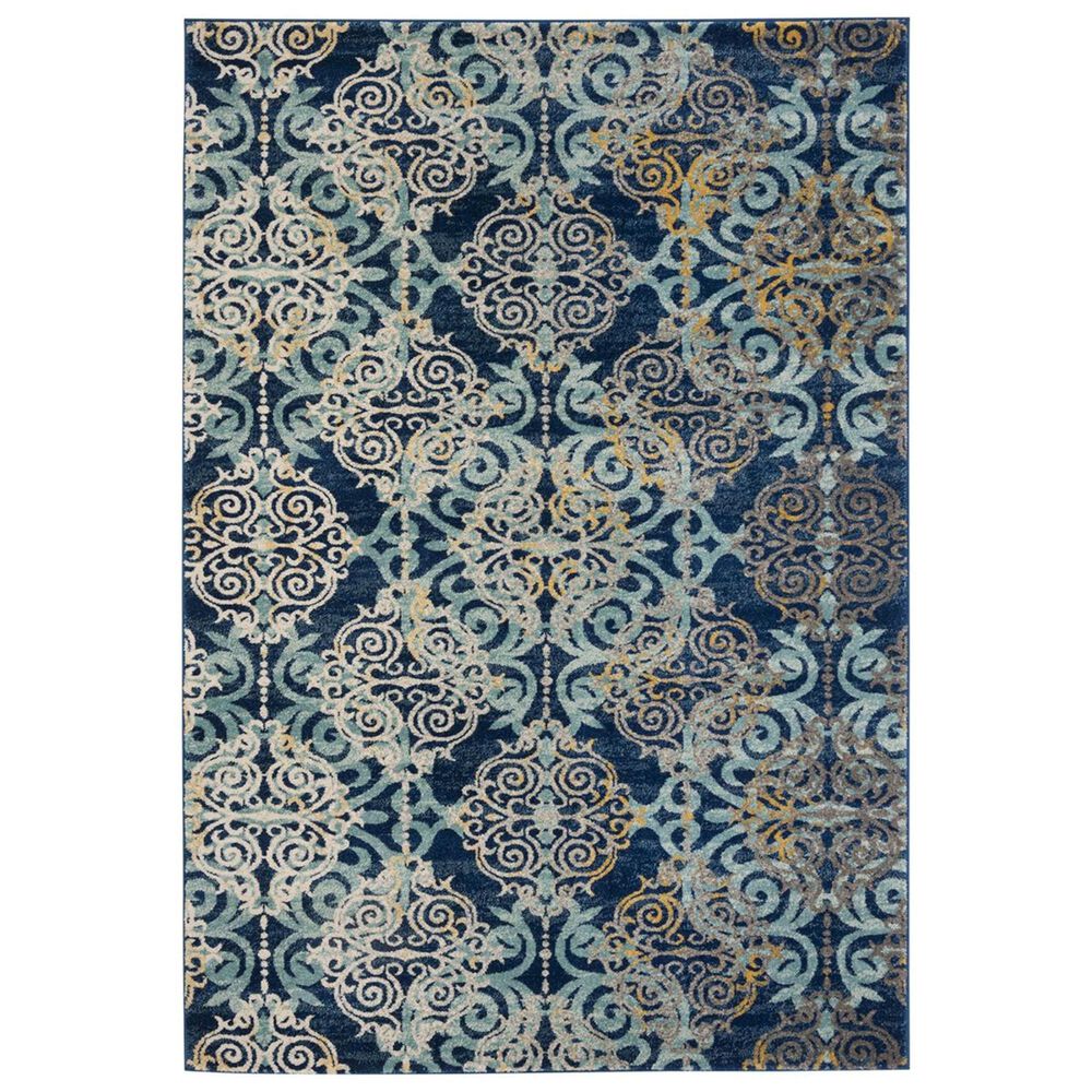 Safavieh Evoke EVK230A-4 4&#39; x 6&#39; Royal/Light Blue Area Rug, , large